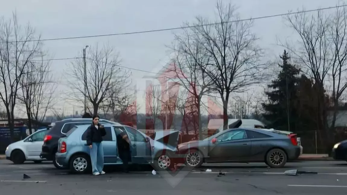 Accidentul violent din CUG a fost surprins de o cameră de bord. Iată care șofer a făcut manevra greșită
