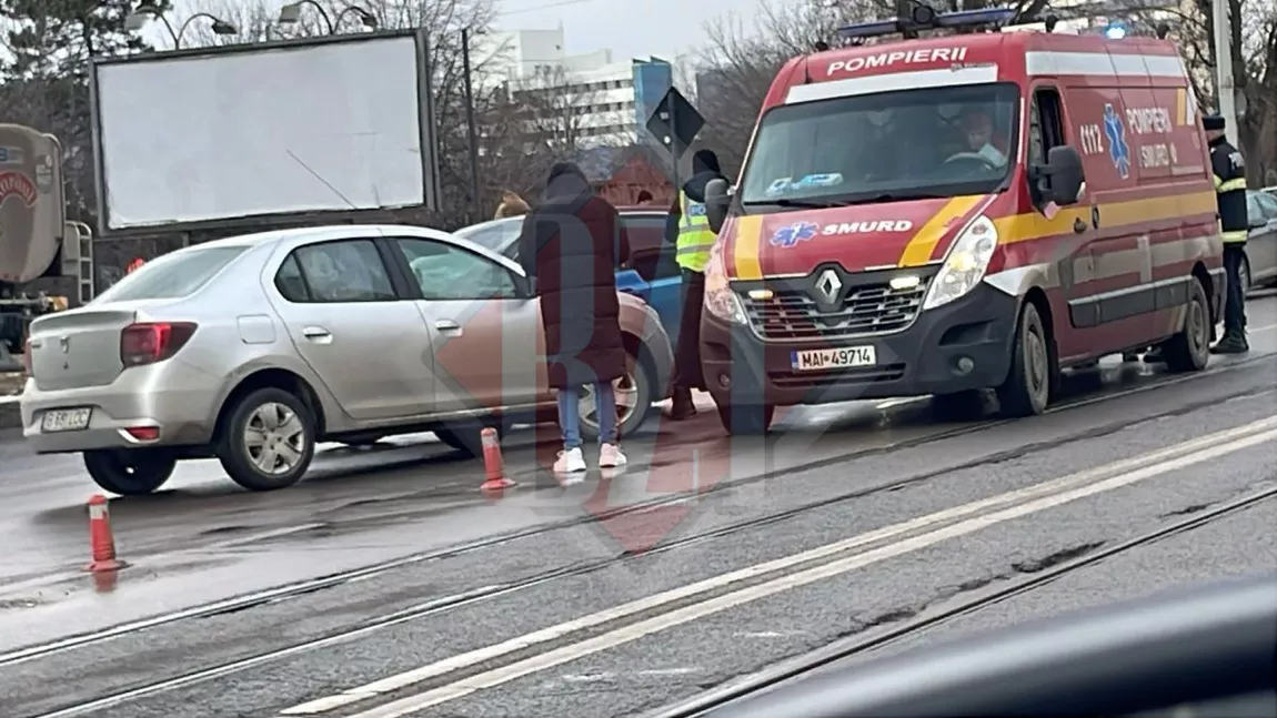 Un nou accident rutier la Iași! Două persoane au fost rănite, după ce două mașini s-au izbit - UPDATE