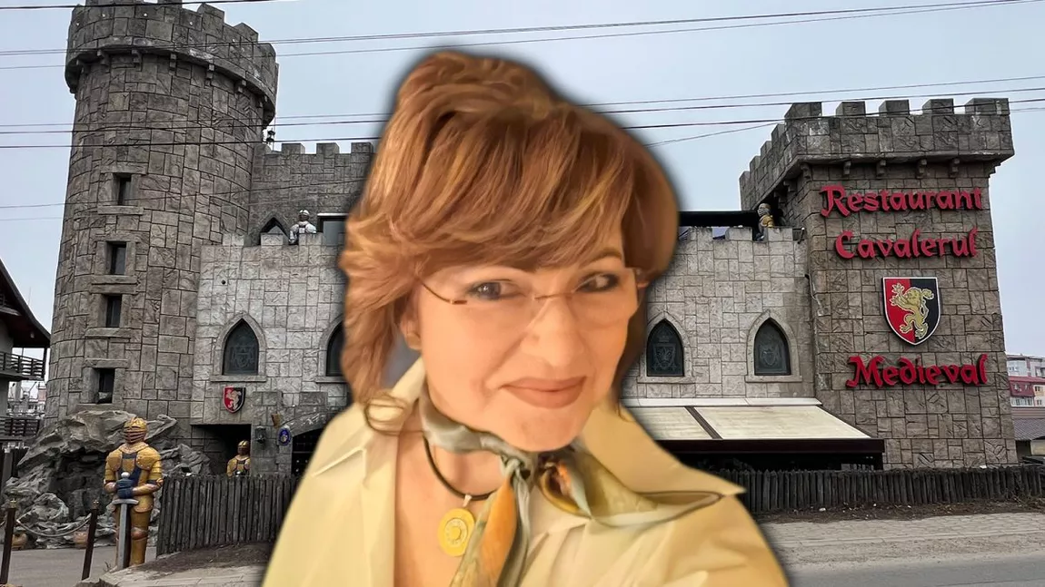 Carmen Fedeleș a pus mâna pe restaurantul Cavalerul Medieval! După doi ani de la decesul bucătarului Gigi Fedeleș, fosta soție a început renovările