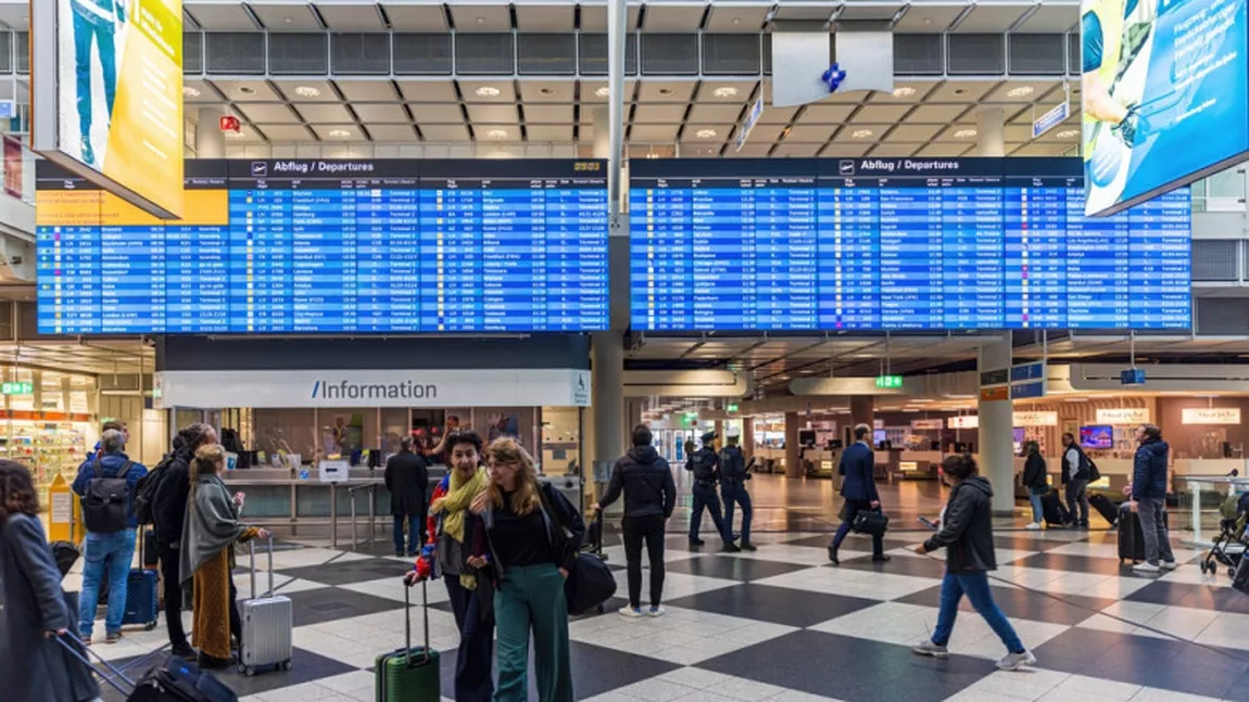 Haos pe unul dintre cele mai mari aeroporturi din Europa: 80% din zboruri au fost anulate 