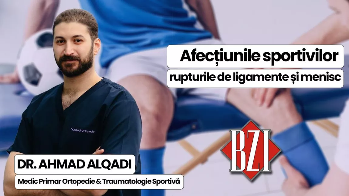 LIVE VIDEO - Dr. Ahmad Alquadi - Medic primar ortopedie și traumatologie sportivă, discută în emisiunea BZI LIVE despre afecțiunile cu care se confruntă sportivii, rupturile de ligamente și de menisc 