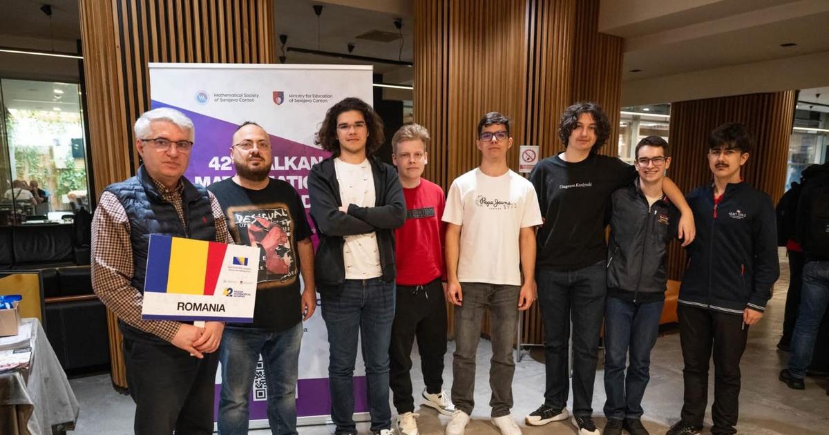 Radu-Ionuț Stoleriu câștigă medalia de aur la Olimpiada Balcanică de Matematică 2025 în Iasi