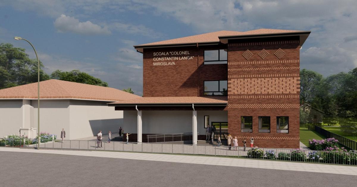 O nouă instituție de învățământ cu sală de spectacole și teren multisport va fi ridicată lângă un important centru urban.