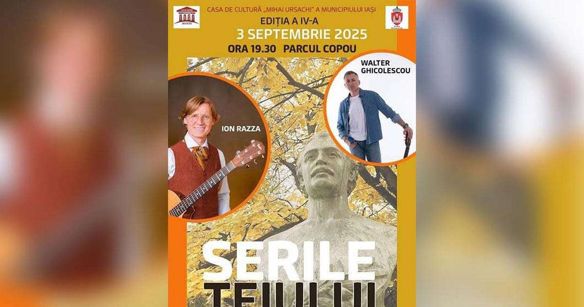Festivalul „Serile teiului” revine la Iași cu o nouă ediție