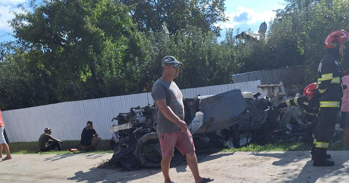 Accident grav la Prisăcani: un tânăr s-a răsturnat cu BMW, martorii afirmând că rula cu 150 km/h.