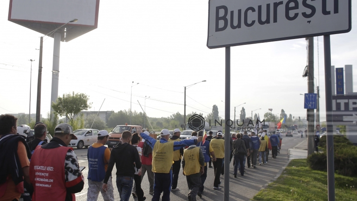 proteste mineri bucuresti