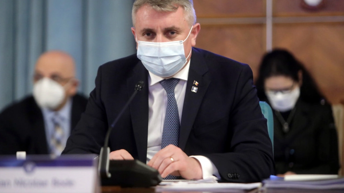 Lucian Bode, ministrul de Interne la ședința de Guvern