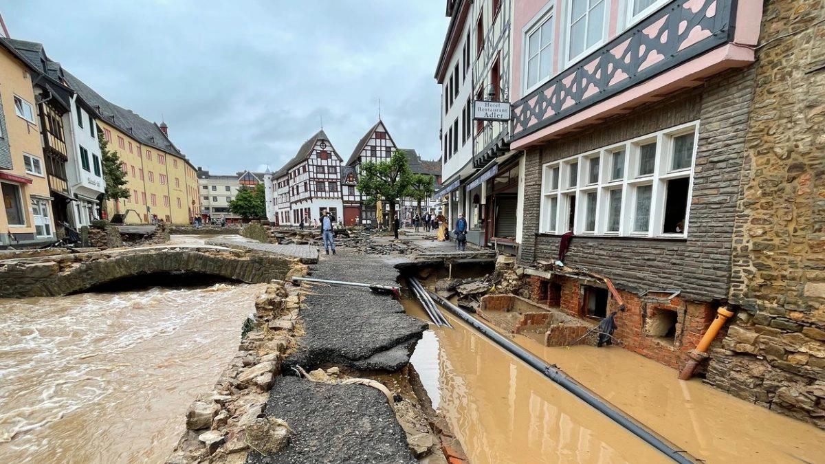 Flooding in Bad Munstereifel, Germany - 15 Jul 2021