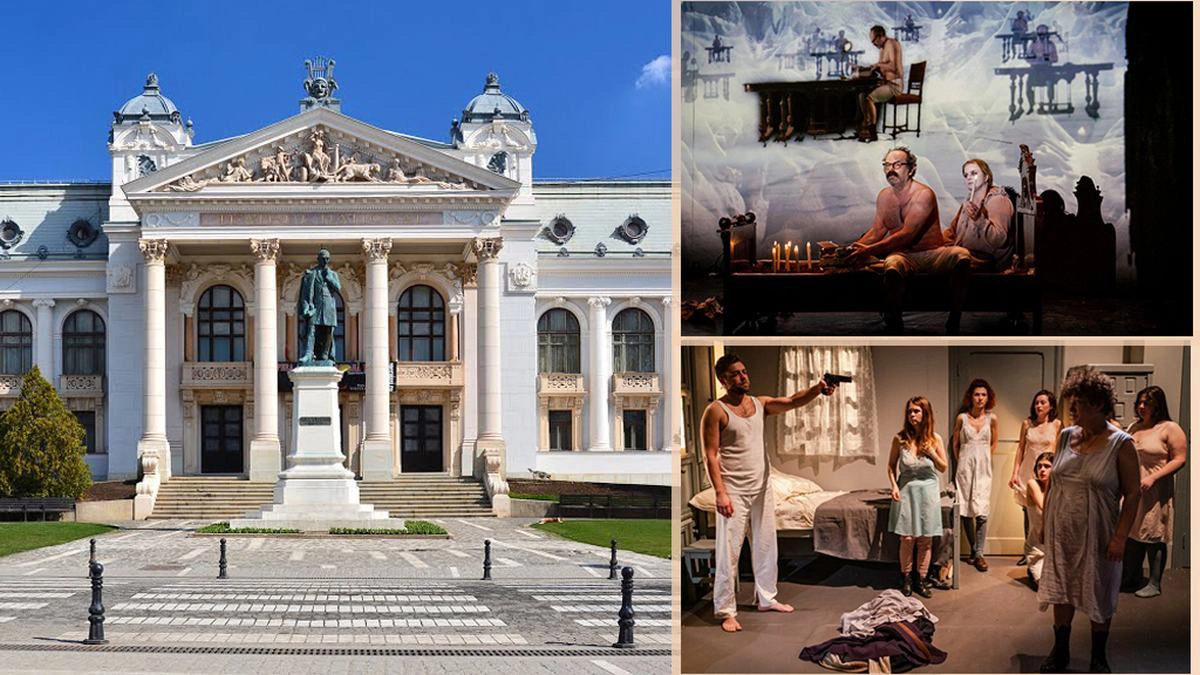 Teatrul-Național-Vasile-Alecsandri-din-Iași-și-secvențe-din-spectacolele-Orașul-cu-fete-sărace-după-Radu-Tudoran-regizor-Radu-Afrim-și-Plugarul-și-Moartea-de-Johannes-von-Tepl