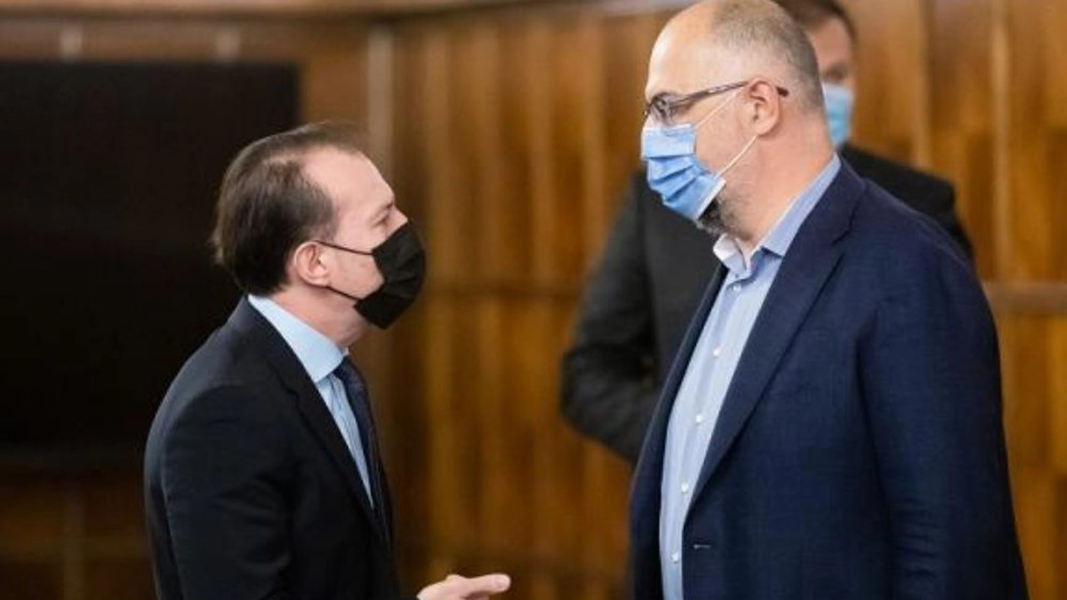 Florin Cîțu (PNL) și Kelemen Hunor (UDMR