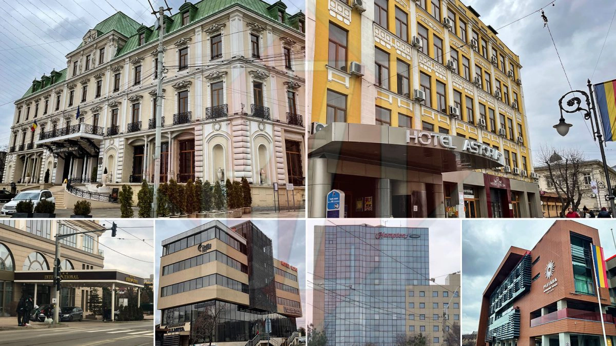 Hotel-Traian,-Astoria,-Internațional,-Ildis,-Pleiada