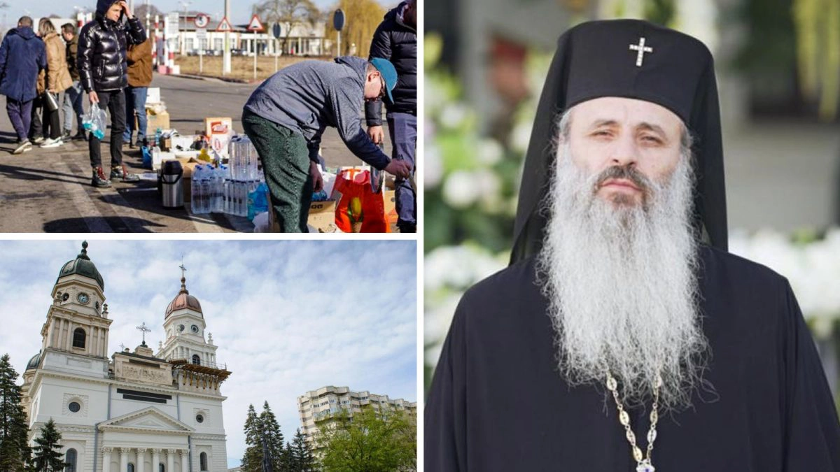 ÎPS Teofan, Mitropolitul Moldovei și Bucovinei, refugiați din Ucraina în Vama Sculeni, Mitropolia Moldovei și Bucovinei