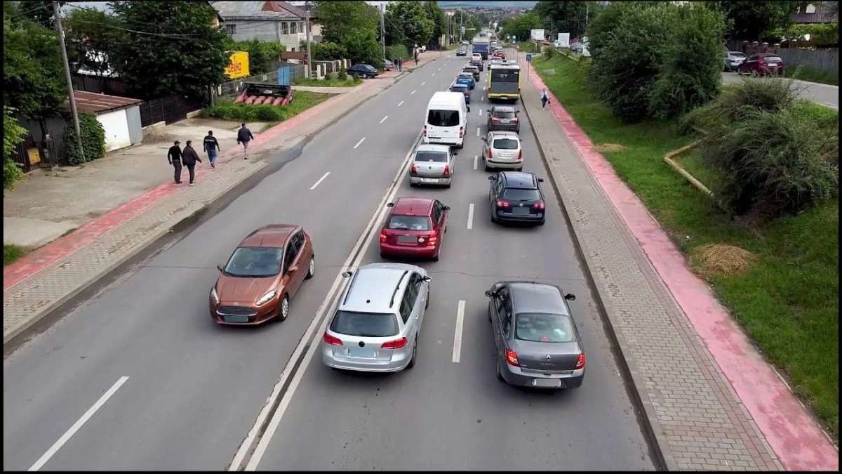 Circulație rutieră pe drumul județean DJ 248 Iași-Vaslui