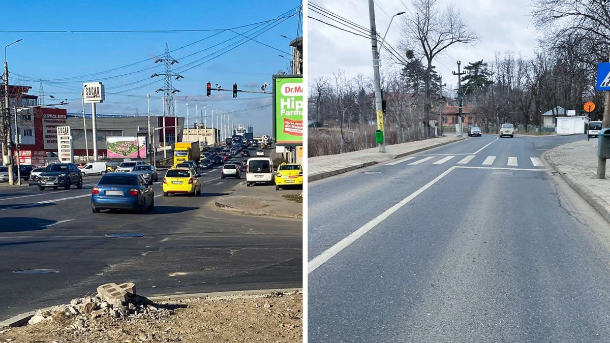 Trafic-rutier-pe-Aleea-Sadoveanu-și-Șoseaua-Bucium-din-Iași