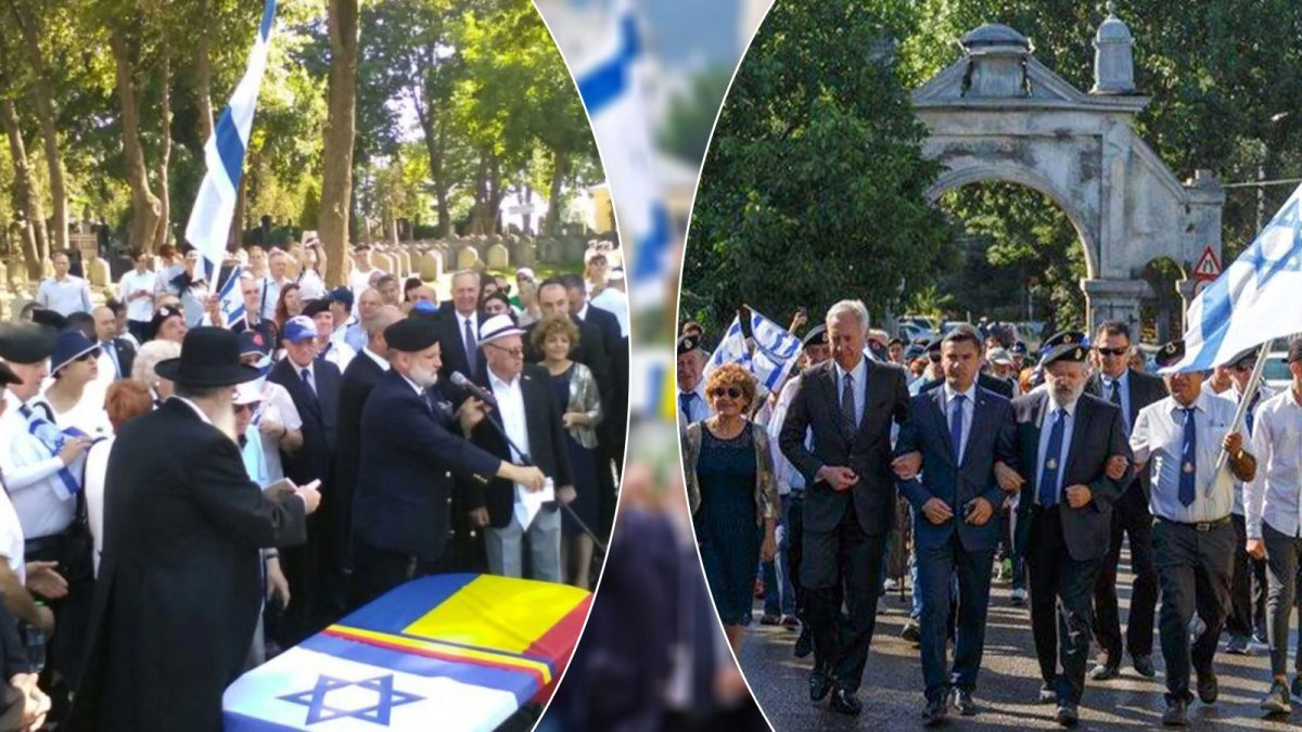 Slujbă-privind-comemorarea-Pogromului-de-la-Iași-din-1941,-desfășurată-la-Cimitirul-Evreiesc-din-cartierul-Păcurari