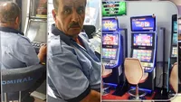 Video savuros Roșu sau negru În uniformă de polițist la jocuri de noroc în Piața Unirii. Păcănelele l-au făcut să uite că este în slujba statului 8211 FOTOVIDEO