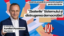 LIVE VIDEO – Talk-show fără menajamente BZI LIVE alături de av. universitar Aurelian Pavelescu, lider PNȚCD! De la „zvârcolirile” Sistemului la un președinte suveran și patriot pentru România