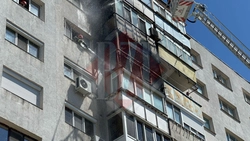 Incendiu puternic în municipiul Iași. Un apartament a luat foc