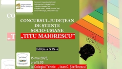 Pasiune pentru științele socio-umane: 115 elevi au participat la Concursul „Titu Maiorescu” organizat de Colegiul Tehnic „Ioan C. Ștefănescu”