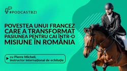 LIVE VIDEO – Pierre Micheli, instructor internațional de echitație, obstacolist pasionat și promotor al dresajului natural, este invitatul special al #PodcastBZI