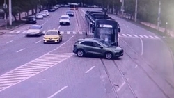 Momentul impactului accidentului din capăt CUG