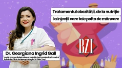 LIVE VIDEO – Lupta cu obezitatea, între chirurgie bariatrică și terapii injectabile. Dr. Georgiana Ingrid Gall, medic primar diabet zaharat, nutriţie, boli metabolice în cadrul Spitalului Clinic de Neurochirurgie „N. Oblu” Iași, invitată la BZI LIVE explică plusurile și minusurile acestor procedur