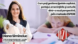 LIVE VIDEO – Diana Siminciuc, trainer, consilier de dezvoltare personală, fondatoarea metodei de magie relațională părinte-copil, discută în emisiunea de sănătate BZI LIVE despre echilibrul relației părinte-copil