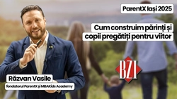 LIVE VIDEO – ParentX revine la Iași cu un nou eveniment pentru părinți și copii. Răzvan Vasile – fondatorul ParentX și MBAKids Academy, vorbește în emisiunea BZI LIVE despre evenimentul din 24 mai 2025, de la ora 16:00, Sala Unirii – Cinema Victoria din Iași.
