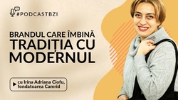 Astăzi, de la ora 14.30, la #PodcastBZI, moderatoarea Irina Zaharia o are ca invitată pe Irina Adriana Ciofu, inginer de profesie și fondatoarea brandului Camrid, un proiect care îmbină eleganța broderiei cu viziunea modernă a creației textile românești