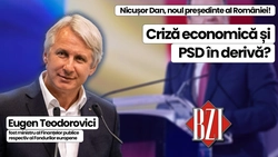 Ediție specială BZI LIVE alături de invitatul permanent Eugen Teodorovici, fost ministru al Finanțelor publice respectiv Fondurilor europene! Un nou președinte, negocieri pentru formarea Guvernului, reforma marilor partide și situația grea economică