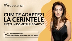 LIVE VIDEO – Andreea Oprea, antreprenoare, owner Concept TREI, cum te adaptezi la cerințele pieței în domeniul beauty?