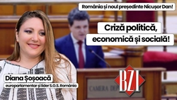LIVE VIDEO – Super talk-show săptămânal BZI LIVE alături de invitatul permanent, liderul S.O.S. România și europarlamentarul român, Diana Șoșoacă