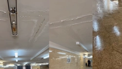 Pasajul din Piața Unirii, inundat! Apa se prelinge din tavan după ploile abundente din ultimele zile