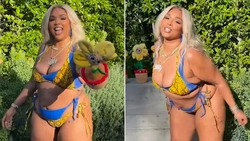 Lizzo în bikini minuscul își arată noua siluetă. „Vara abia a început”