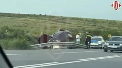 Accident rutier in localitatea Strunga. O mașină s-a răsturnat în afara carosabilului