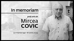Cadrele didactice de la UMF Iași îşi iau rămas bun de la prof. dr. Mircea Covic, pionier al geneticii medicale din România
