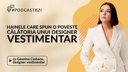 LIVE VIDEO – Geanina Ciobanu, tânăra care a transformat moda într-un atelier de vis, invitată la #PodcastBZI