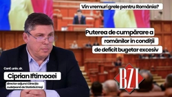 LIVE VIDEO – Puterea de cumpărare a românilor în condiții de deficit bugetar excesiv. Ciprian Iftimoaei, director adjunct la Direcția Județeană de Statistică Iași, la BZI LIVE