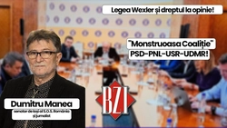 LIVE VIDEO – Dezbatere politică națională BZI LIVE alături de Dumitru Manea alias Miron Manega, senator de Iași al Partidului S.O.S România! De la „Monstruoasa Coaliție” PSD-PNL-USR-UDMR, Legea Wexler sau criza democratică