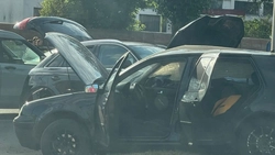Accident rutier în Tudor Vladimirescu. Au fost implicate două autoturisme în coliziune