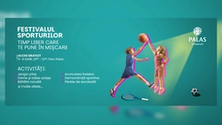 Jocuri interactive, provocări sportive și multe alte surprize, la Festivalul Sporturilor din grădina Palas