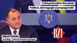 LIVE VIDEO – Top talk-show BZI LIVE alături de hâtrul și incisivul sociolog, Mirel Palada – Casa de Sondare Sociopol! Totul despre subiectele actuale, necenzurat, direct și fără menajamente