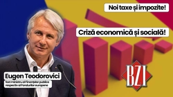 Emisiune-analiză BZI LIVE alături de Eugen Teodorovici, fost ministru al Finanțelor publice respectiv Fondurilor europene! Toate datele despre situația economică, financiară și politică