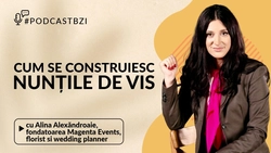 LIVE VIDEO – Alina Alexăndroaie, fondatoarea Magenta Events, florist și wedding planner vine la #PodcastBZI să ne vorbească despre cum se construiesc nunțile de vis