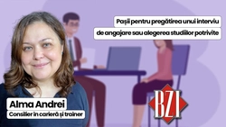 LIVE VIDEO – Alma Andrei, consilier în carieră și trainer, a lucrat cu mii de tineri, părinți și studenți pentru o decizie profesională corectă, și vine în platoul BZI LIVE