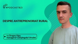 LIVE VIDEO – Dragoș Vigu, managerul Campingului Ursuleț, despre antreprenoriat rural
