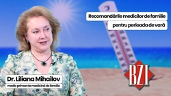 LIVE VIDEO – Dr. Liliana Mihailov, medic primar de medicină de familie, va oferi în emisiunea de sănătate BZI LIVE cele mai importante recomandări medicale pentru perioada de vară