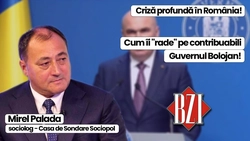 Top talk-show BZI LIVE alături de invitatul special permanent, hâtrul și incisivul sociolog, Mirel Palada – Casa de Sondare Sociopol! De la multiplele crize din România la situația internațională fierbinte