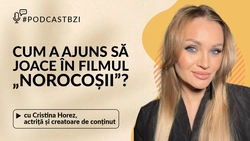 LIVE VIDEO – Cristina Horez, actriță și creatoare de conținut, cum a ajuns să joace în filmul „Norocoșii”?