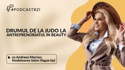 LIVE VIDEO – Andreea Marciuc, fondatoarea Salon Vogue Iași, despre drumul de la judo la antreprenoriatul în beauty